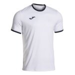 Joma Sport-Tshirt Combi Premium (100% Polyester, atmungsaktiv) weiss/navy Herren