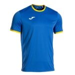 Joma Sport-Tshirt Combi Premium (100% Polyester, atmungsaktiv) royalblau/gelb Herren
