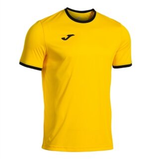Joma Sport-Tshirt Combi Premium (100% Polyester, atmungsaktiv) gelb/schwarz Herren
