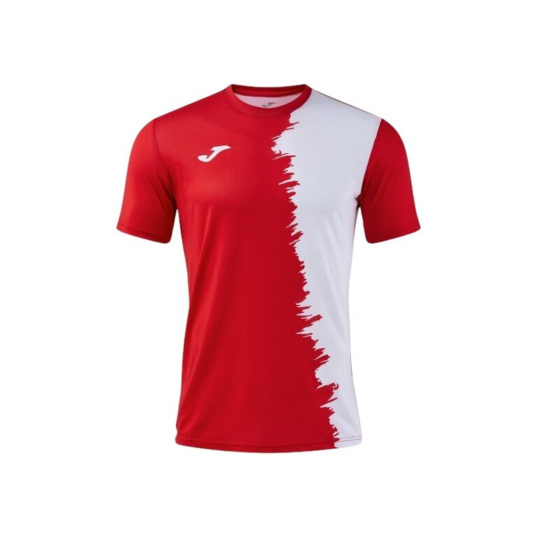 Joma Sport-Tshirt Picacho City (leicht, elastisch Material) rot/weiss Herren