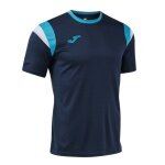 Joma Sport-Tshirt Terra (leicht, atmungsaktiv) dunkelblau/türkisblau Herren