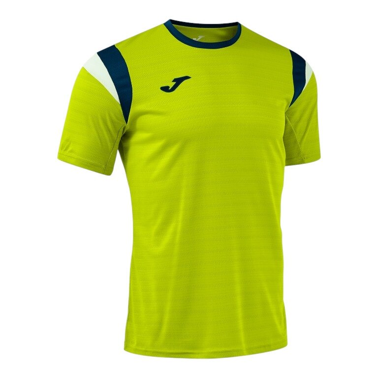 Joma Sport-Tshirt Terra (leicht, atmungsaktiv) limegrün/dunkelblau Herren