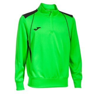Joma Pullover Championship VII Sweatshirt (Half-Zip, Fleece-Futter) neongrün Herren