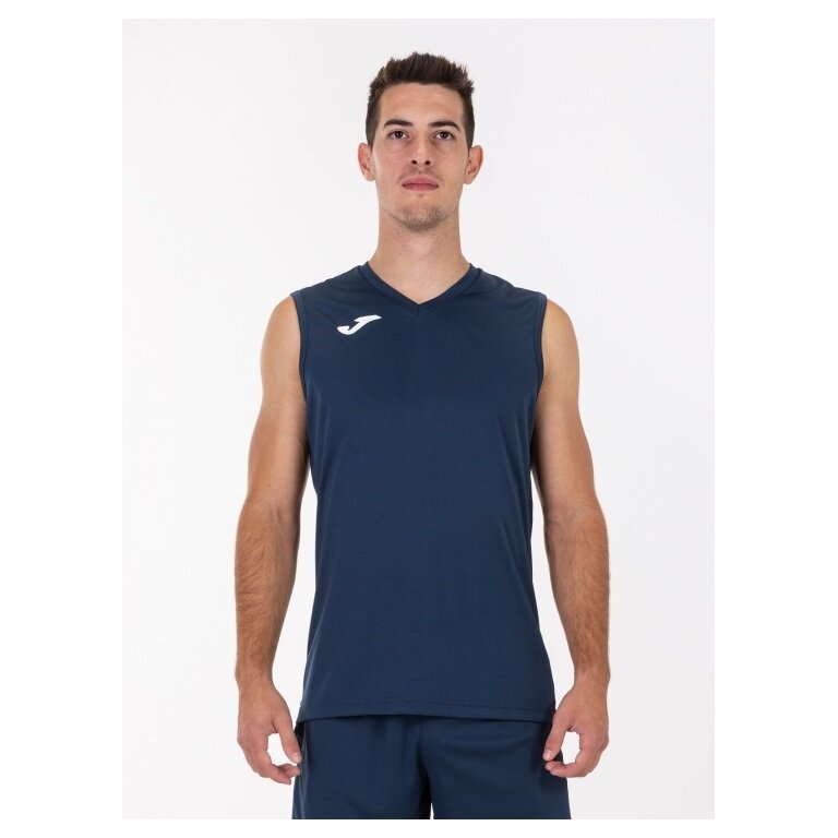 Joma Sport-Tank Top Combi (V-Ausschnitt) marineblau Herren