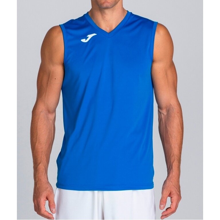 Joma Sport-Tank Top Combi (V-Ausschnitt) royalblau Herren