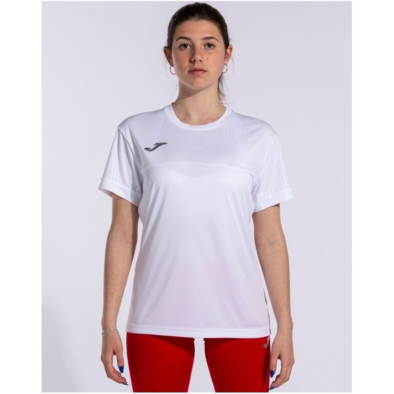 Joma Tennis-Shirt Montreal (100% Polyester) weiss Damen