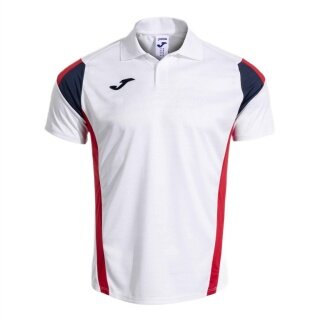 Joma Tennis-Polo Corta Montreal 2025 weiss/rot Herren