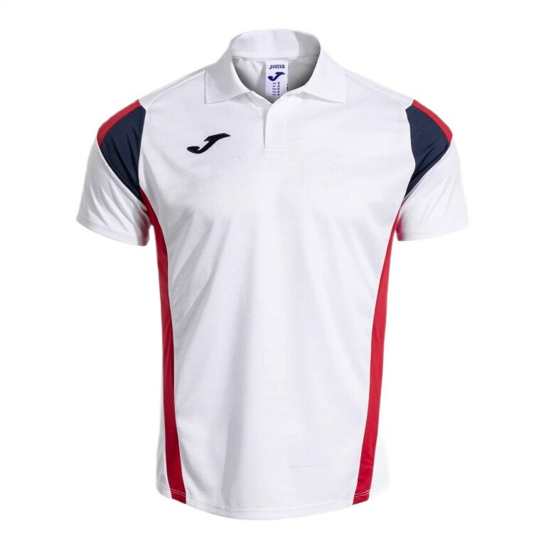 Joma Tennis-Polo Corta Montreal 2025 weiss/rot Herren