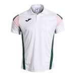 Joma Tennis-Polo Corta Montreal 2025 weiss/grün Herren