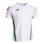 Joma Tennis-T-Shirt Corta Montreal 2025 weiss/grün Herren