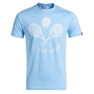 Joma Tennis Tshirt Challenge (Baumwolle) blau Herren