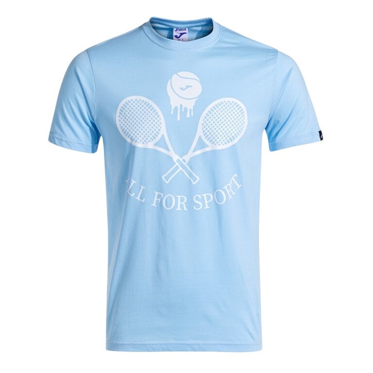 Joma Tennis Tshirt Challenge (Baumwolle) blau Herren