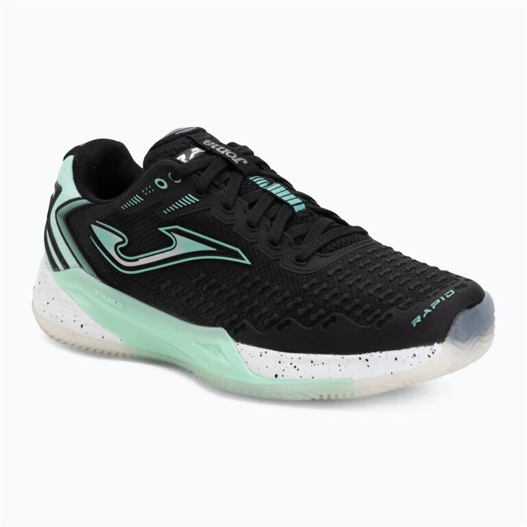 Joma Tennisschuhe Rapid 2601 Clay/Sandplatz schwarz/mint Herren
