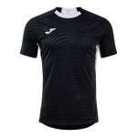 Joma Trainings-Tshirt Kick Pro (elastisches Material, leicht, atmungsaktiv) schwarz/weiss Herren