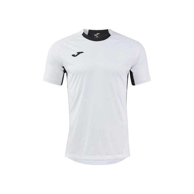 Joma Trainings-Tshirt Kick Pro (elastisches Material, leicht, atmungsaktiv) weiss/schwarz Herren