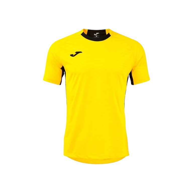 Joma Trainings-Tshirt Kick Pro (elastisches Material, leicht, atmungsaktiv) gelb/schwarz Herren