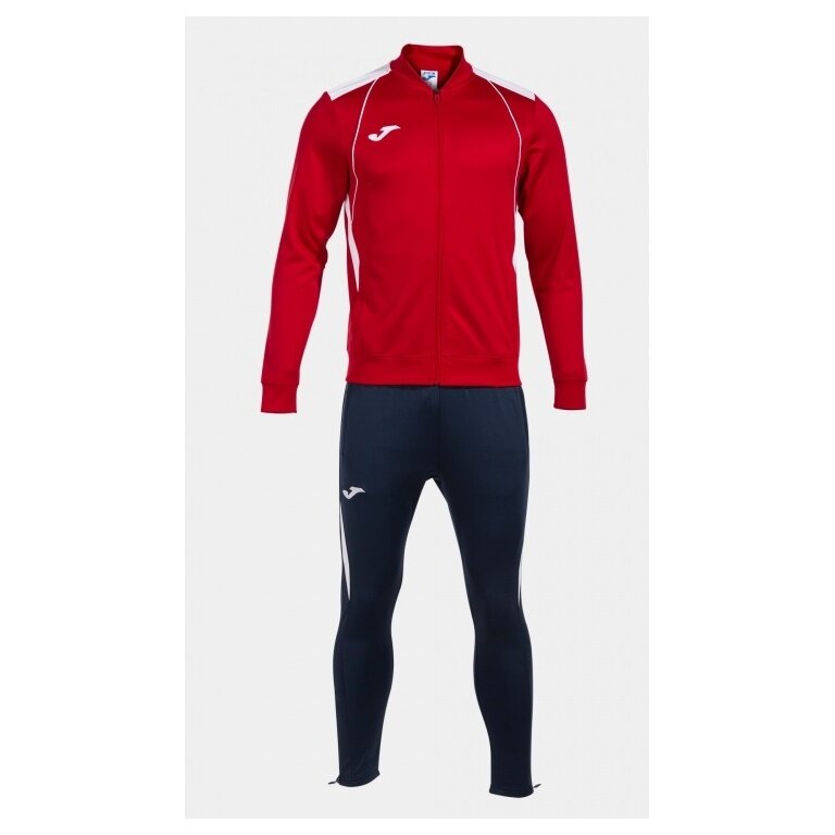 Joma Trainingsanzug Championship VII (Jacke und Hose) rot/weiss/marineblau Herren