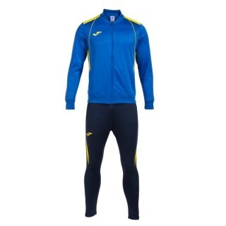 Joma Trainingsanzug Championship VII (Jacke und Hose) royalblau/gelb/marineblau Herren