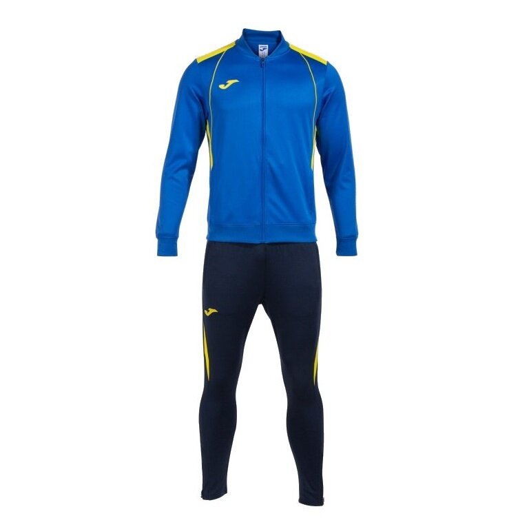Joma Trainingsanzug Championship VII (Jacke und Hose) royalblau/gelb/marineblau Herren