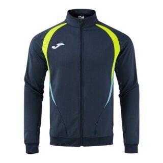 Joma Trainingsjacke Championship 20 (atmungsaktiv, bequem, rec. Polyester) marineblau/neongelb Herren