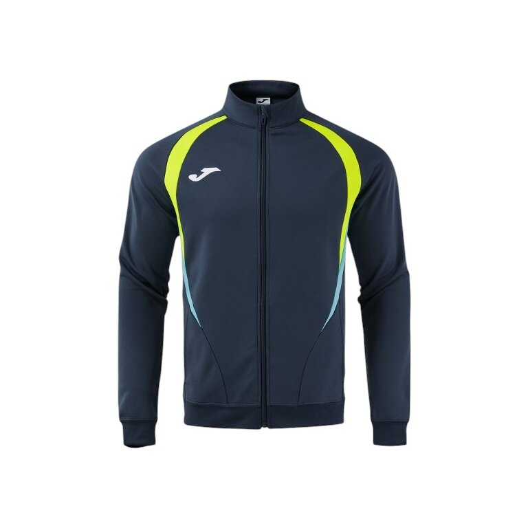 Joma Trainingsjacke Championship 20 (atmungsaktiv, bequem, rec. Polyester) marineblau/neongelb Herren