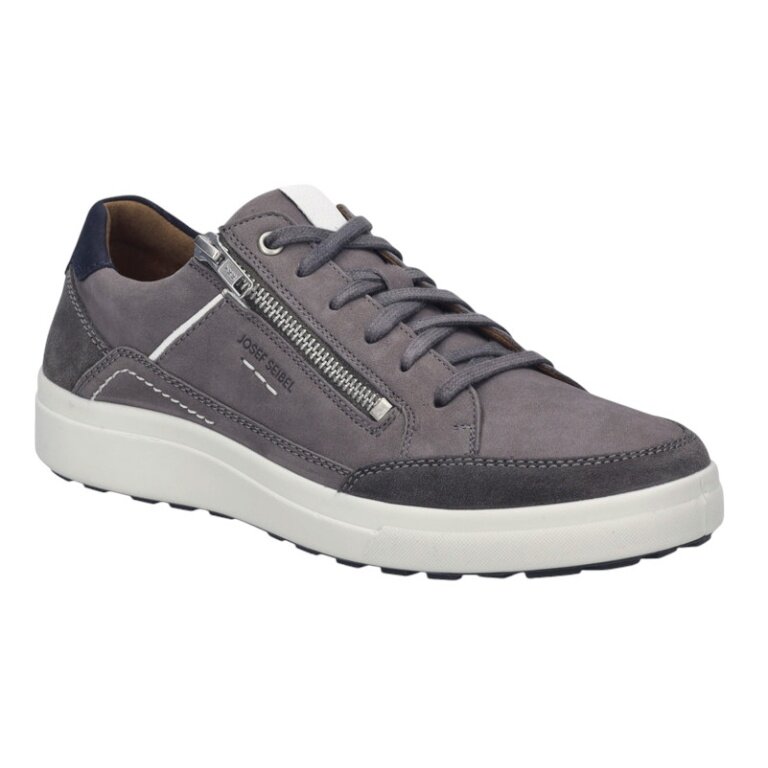 Josef Seibel Sneaker Maddox 07 (Leder) asphaltgrau/multi Herren