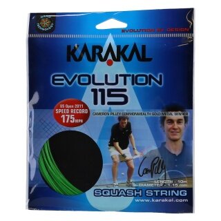 Karakal Squashsaite Evolution 115 grün 10m Set