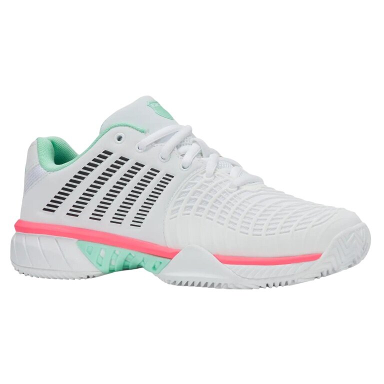 KSwiss Tennisschuhe Express Light 3 Clay/Sandplatz 2025 weiss/mint/pink Damen