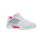 KSwiss Tennisschuhe Hypercourt Express 2 HB Clay/Sandplatz weiss/pink/mint Damen