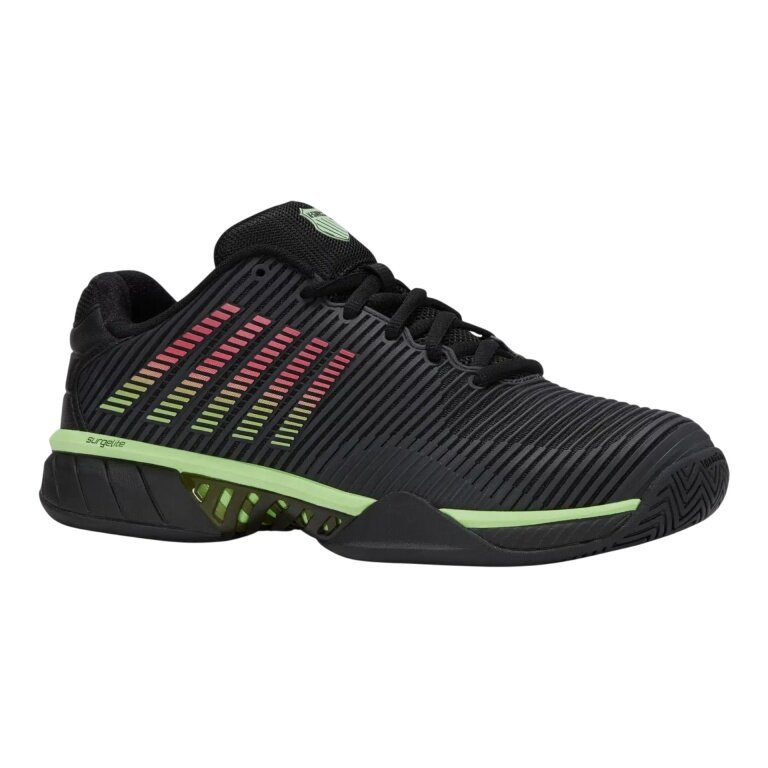 KSwiss Tennisschuhe Hypercourt Express 2 Allcourt 2025 schwarz/neongrün Herren