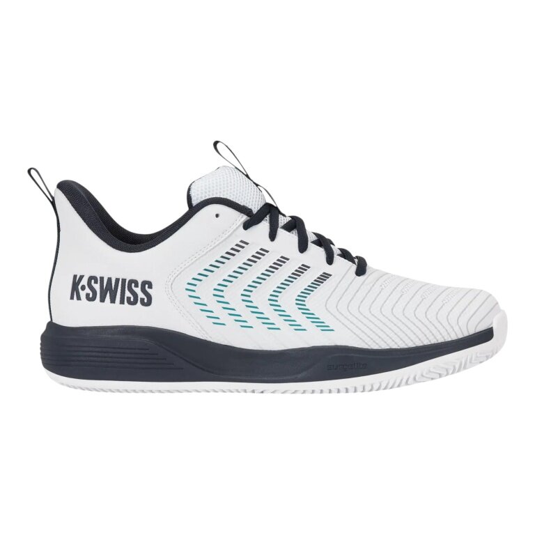 KSwiss Tennisschuhe Ultrashot Light Clay/Sandplatz 2026 weiss/carbon/blau Herren