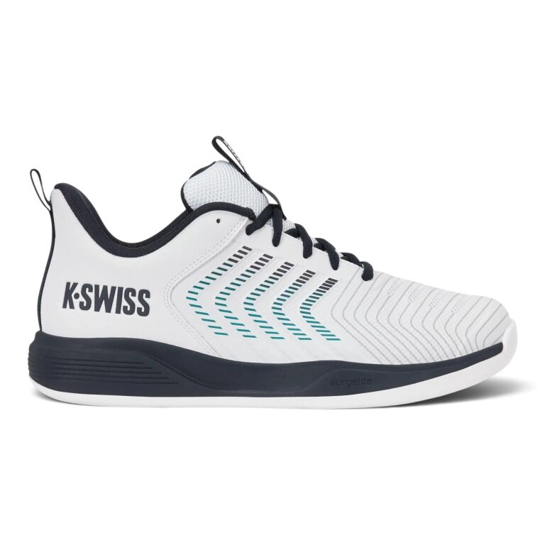 KSwiss Tennisschuhe Ultrashot Light Indoor/Carpet/Teppich weiss/carbon/blau Herren