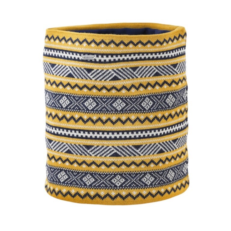 Kama Multifunktionstuch (Halstuch) S35 - Merinowolle - gelb - 1 Stück