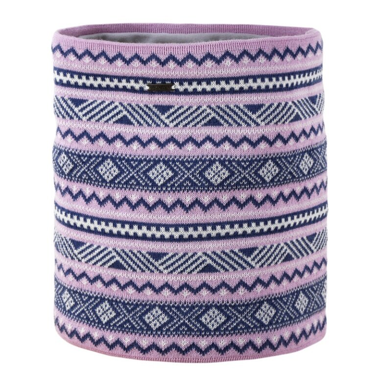 Kama Multifunktionstuch (Halstuch) S35 - Merinowolle - pink/blau - 1 Stück