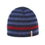 Kama Strickmütze (Beanie) A162 Merino - navyblau/blau/rot - 1 Stück