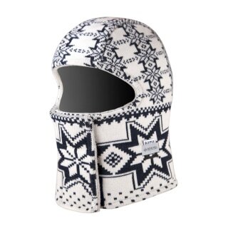 Kama Sturmhaube DW22 (winddicht, atmungsaktiv, sehr warm) - weiss/schwarz - 1 Stück