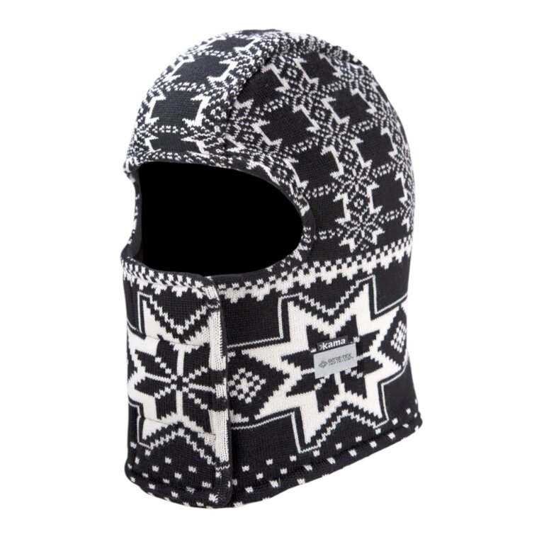 Kama Sturmhaube DW22 (winddicht, atmungsaktiv, sehr warm) - schwarz/weiss - 1 Stück