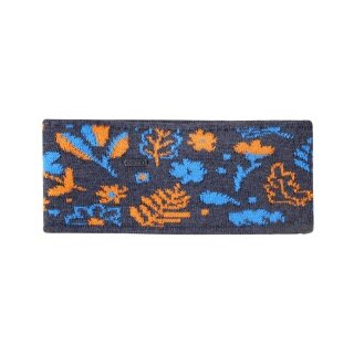 Kama Stirnband C51 (Merinowolle) - graphitgrau/orange/blau - 1 Stück