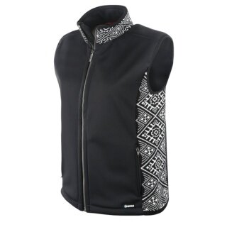 Kama Softshell-Wanderweste 3010 (Merinowolle-Mischung, winddicht, atmungsaktiv) schwarz Herren