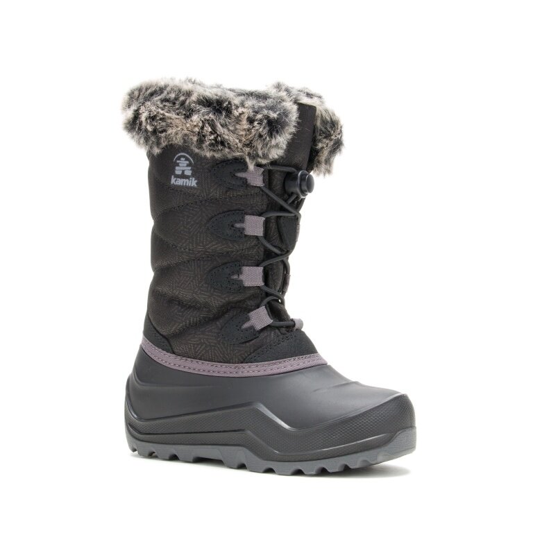 Kamik Winterstiefel Snowangel - Made in Canada, wasserdicht - schwarz Mädchen