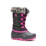 Kamik Winterstiefel Snowangel - Made in Canada, wasserdicht - schwarz/rose Mädchen