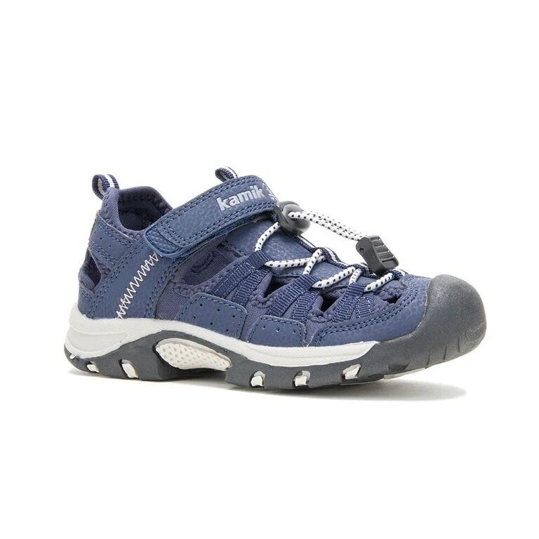 Kamik Sandale Wildcat (wasserabweisendes Synthetikleder, Klettverschluss) marineblau Kinder