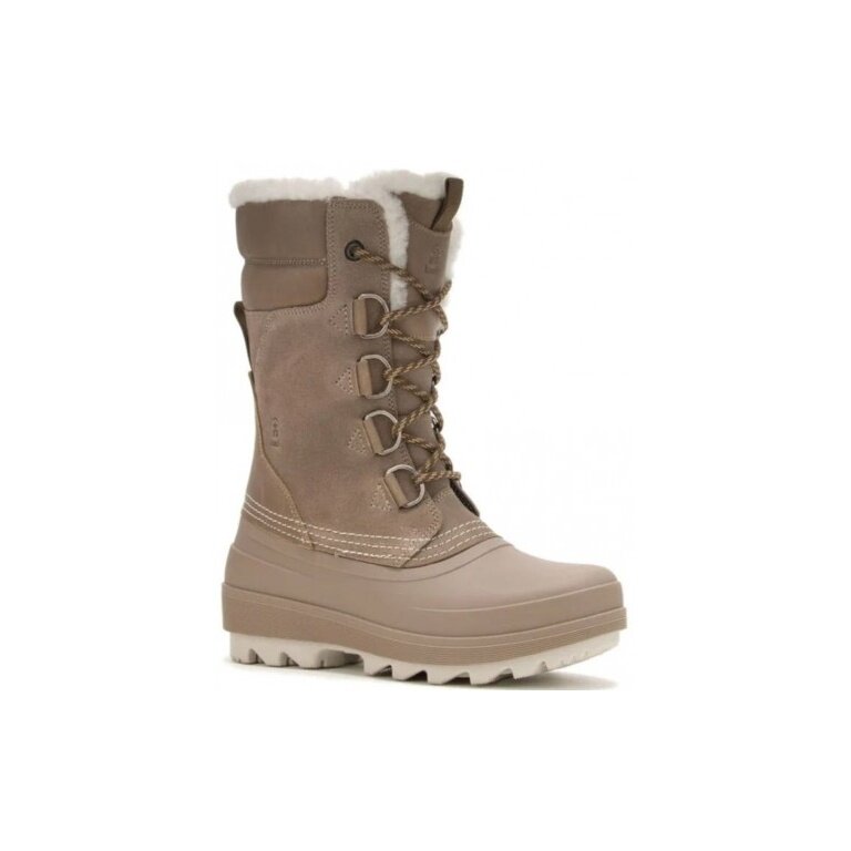 Kamik Winterstiefel Lauren (Leder, wasserdicht) - Made in Canada - fossilbraun Damen