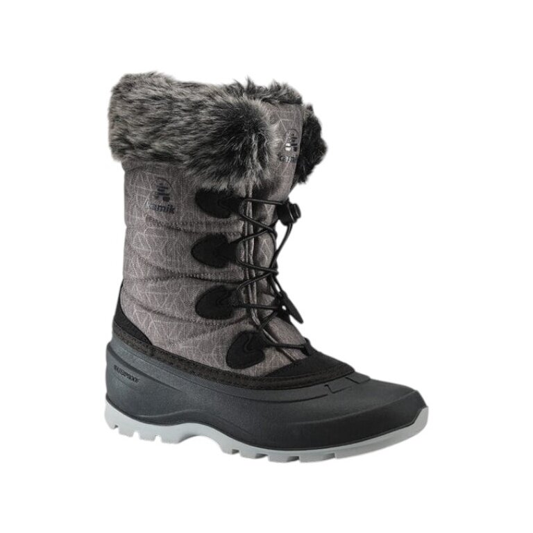 Kamik Winterstiefel Momentum 3 (gefüttert, wasserdichte, nahtversiegelt) dunkelgrau Damen