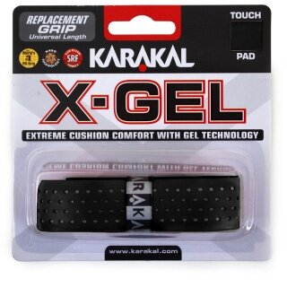 Karakal Basisband X-Gel (Shockabsorption, glatt gelocht) 2.2mm schwarz