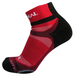 Karakal Indoorsocke X4 Ankle rot/schwarz - 1 Paar