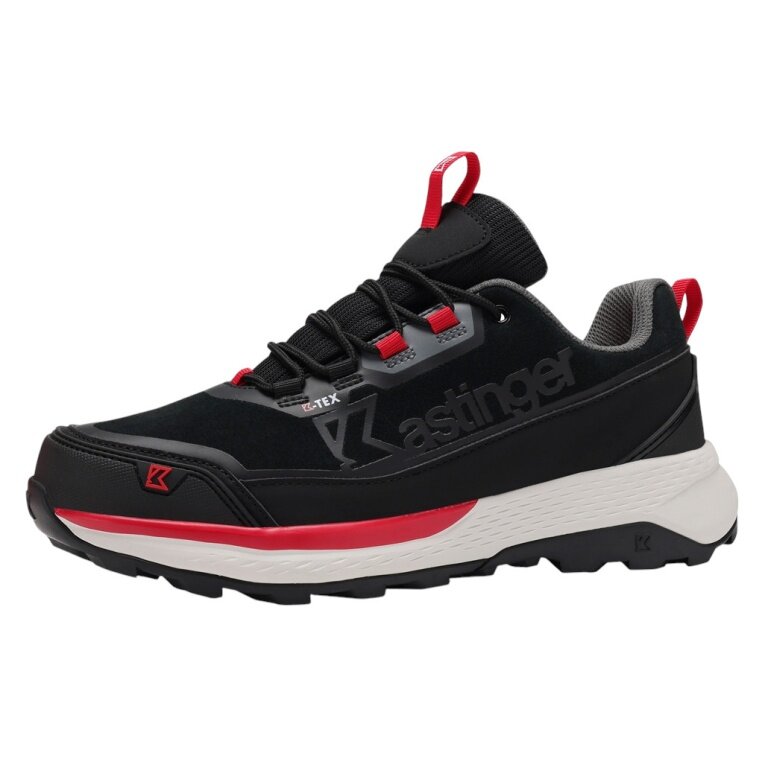Kastinger Wanderschuhe LH-Wildberg Low KTX (Speedlace-System, wasserdicht) schwarz/rot Herren