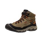 Keen Wanderschuhe Targhee IV Mid WP (Nubukleder, wasserdicht) hellbraun/schwarz Herren