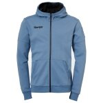 Kempa Freizeit-Kapuzenpullover Hoody Laganda mit Baumwollanteil stahlblau Herren