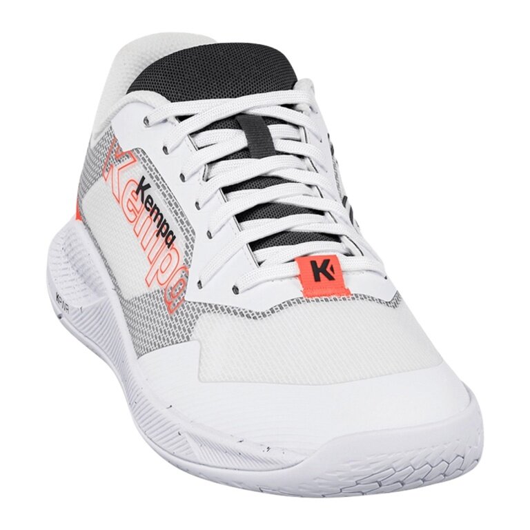 Kempa Hallen-Indoorschuhe Kourtfly Two (Handball) 2026 weiss/schwarz/fluo Herren